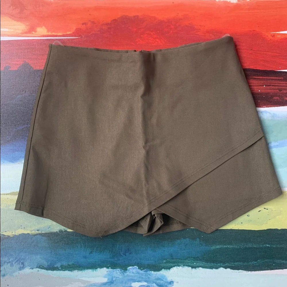 Olive Green Skort *NEVER WORN*